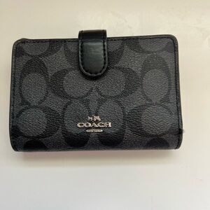 Coach Signature Black Wallet